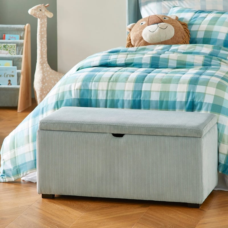 Kobe Seafoam Cord Blanket Box