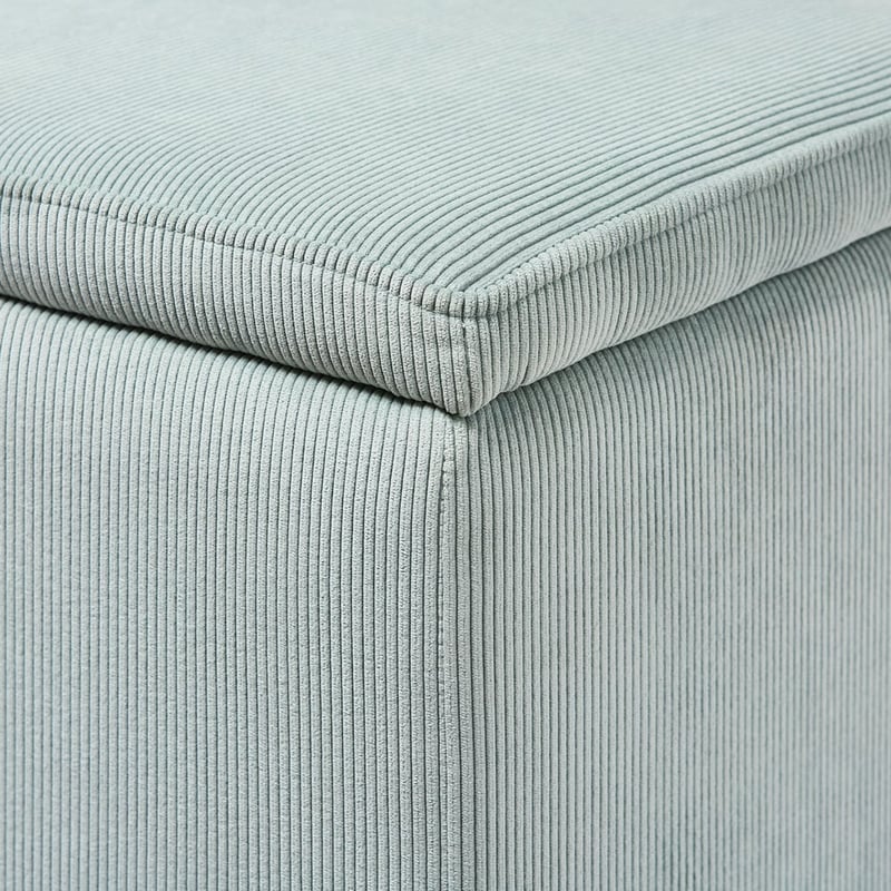 Kobe Seafoam Cord Blanket Box