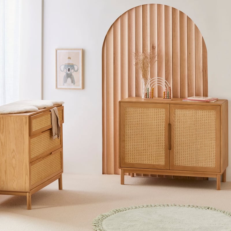 Eden Rattan Natural Sideboard