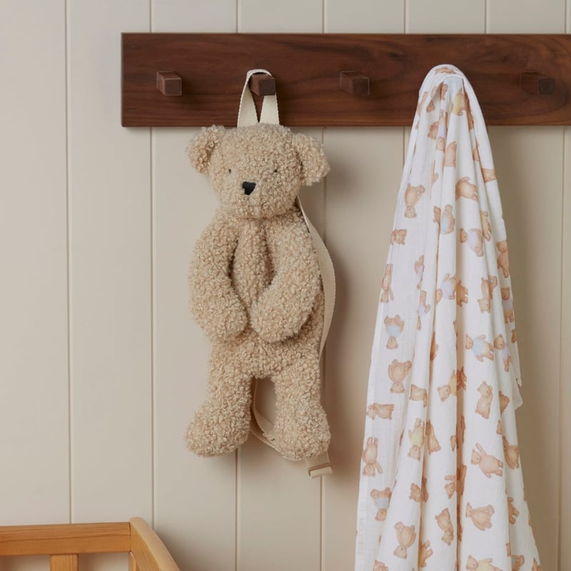 Billie Bear Natural Cuddle Toy Backpack
