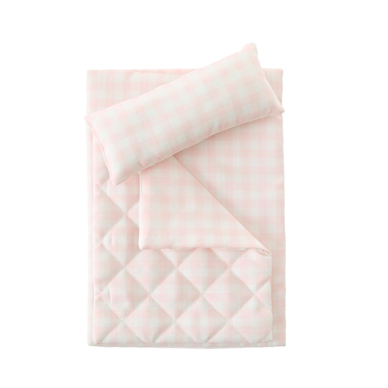 Lilly's Doll Pink Gingham Play Bedding