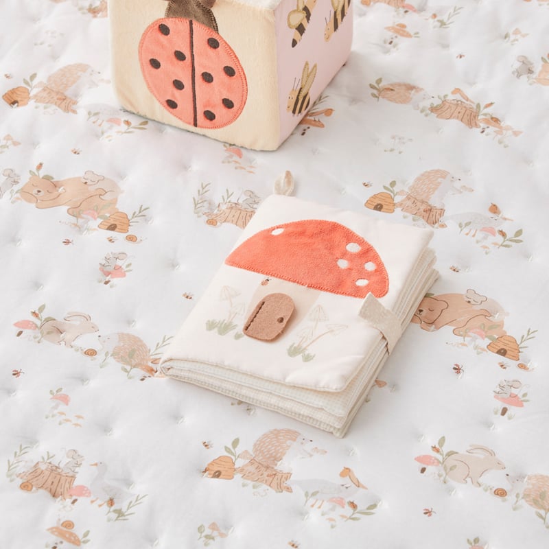 Woodlands Fabric Book Play Time Baby Toy 