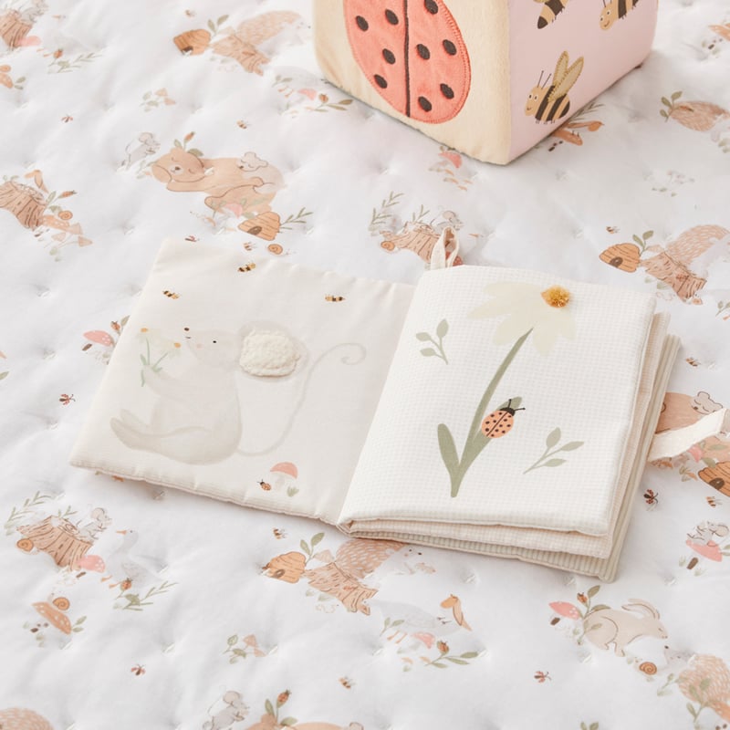 Woodlands Fabric Book Play Time Baby Toy 