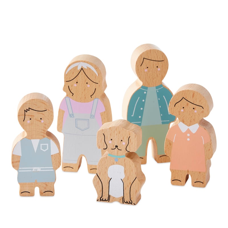 Dollhouse Family of 5 Play Collection 