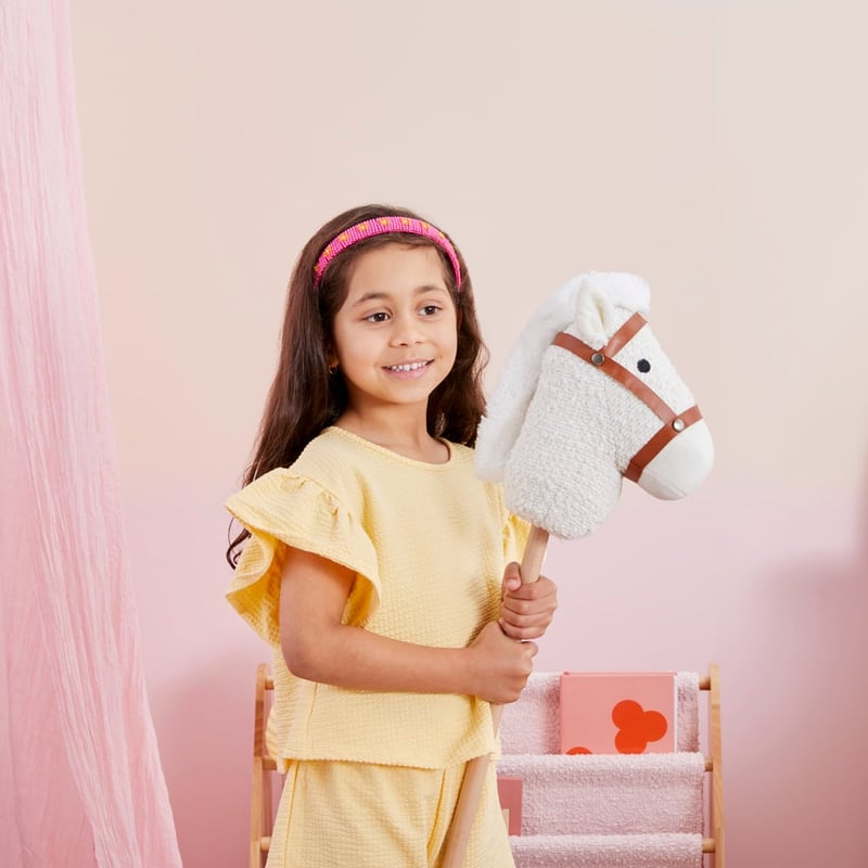 White Hobby Horse