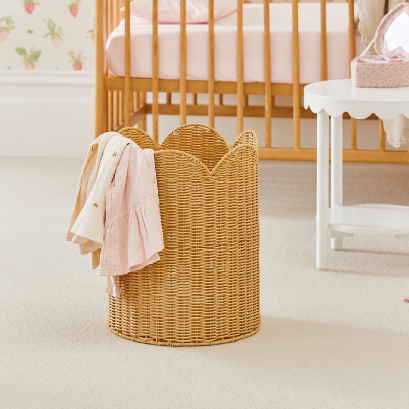 Natural Scallop Storage Basket