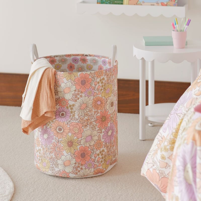 Farrah Floral Sunset Designer Printed Basket