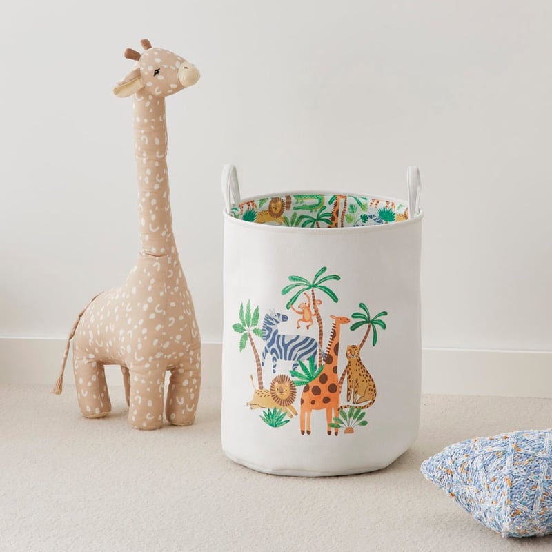 Designer Jungle Safari Printed Basket