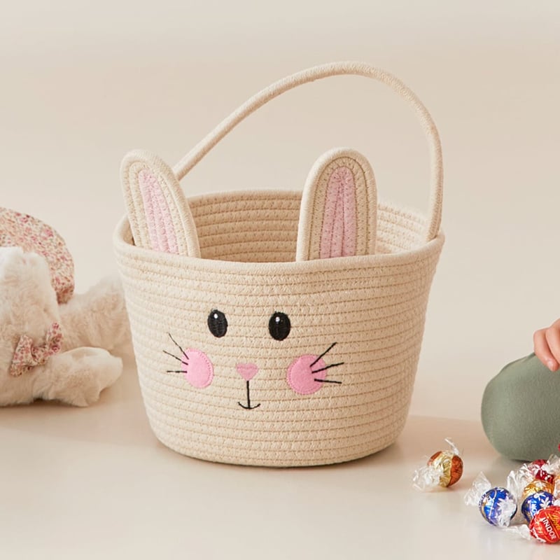 Bunny Pink Bunny Basket