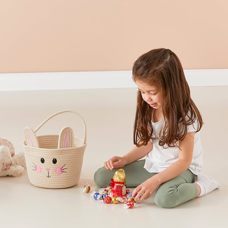 Bunny Pink Bunny Basket