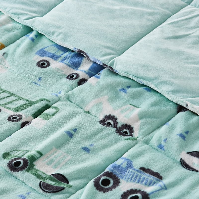 Super Cuddly Tough Trucks Blanket