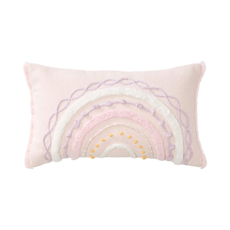 Tufted Pink Rainbow Cushion