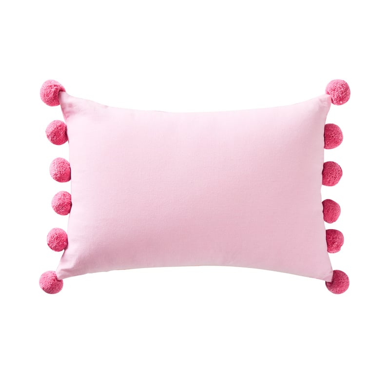 Tufted Pink Stella Floral Cushion