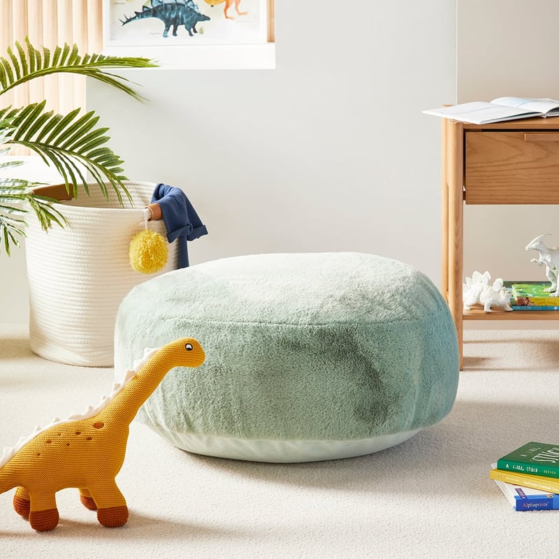 Faux Eucalyptus Fur Floor Cushion