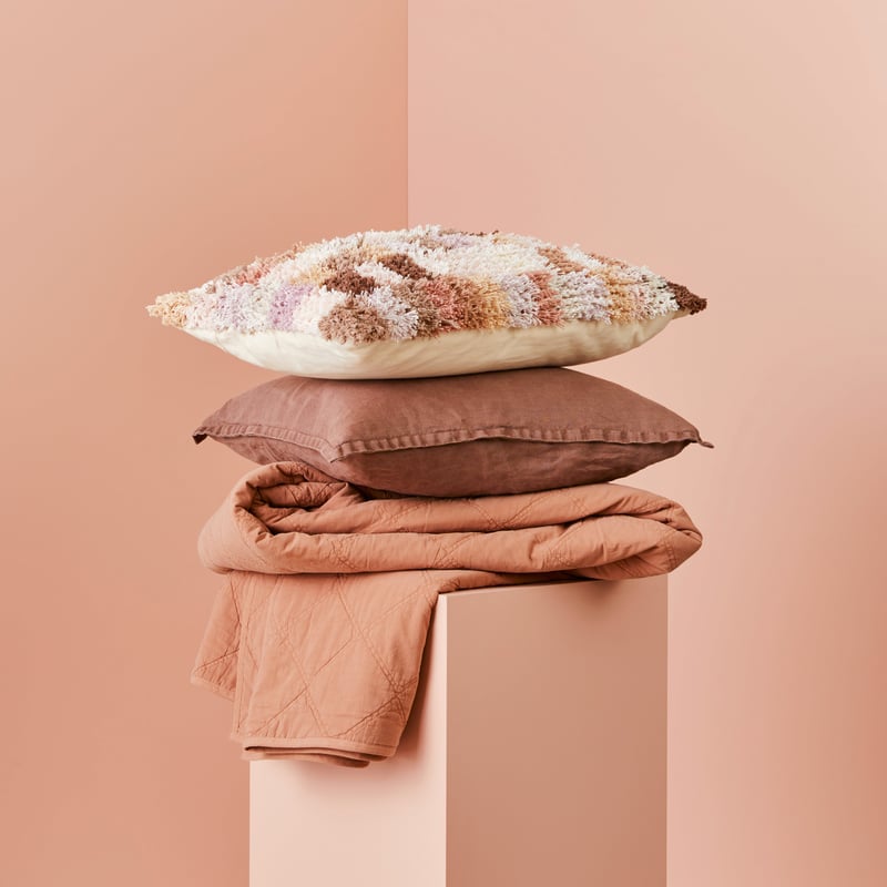 Hadley Naturals Check Cushion