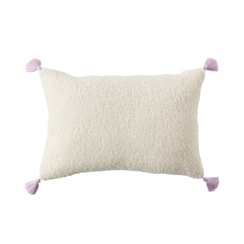 Little Blossom Cream Boucle Text Cushion