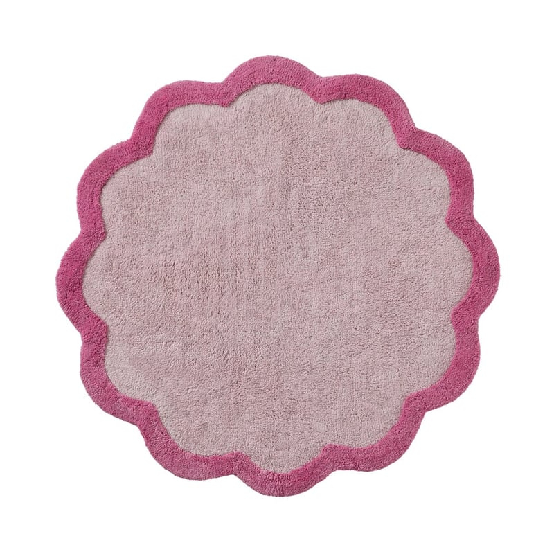 Reece Pink Scallop Rug
