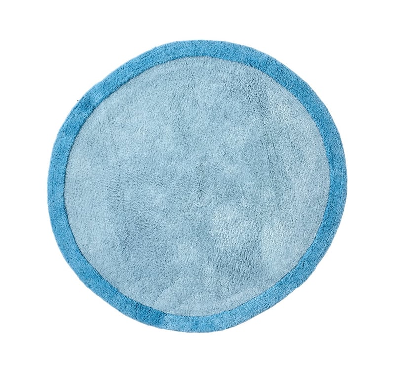 Reece Pale Blue Round Rug