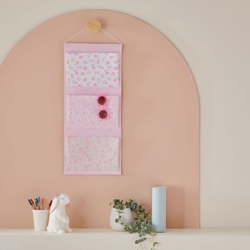 Nola Floral Wall Hanging Storage