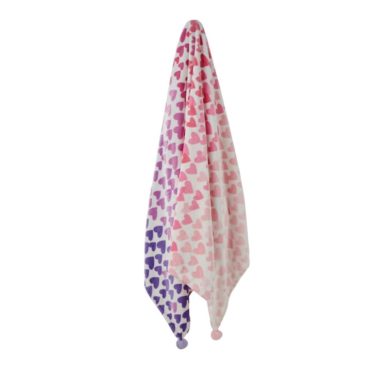 Novelty Ombre Heart Ultra Soft Blanket