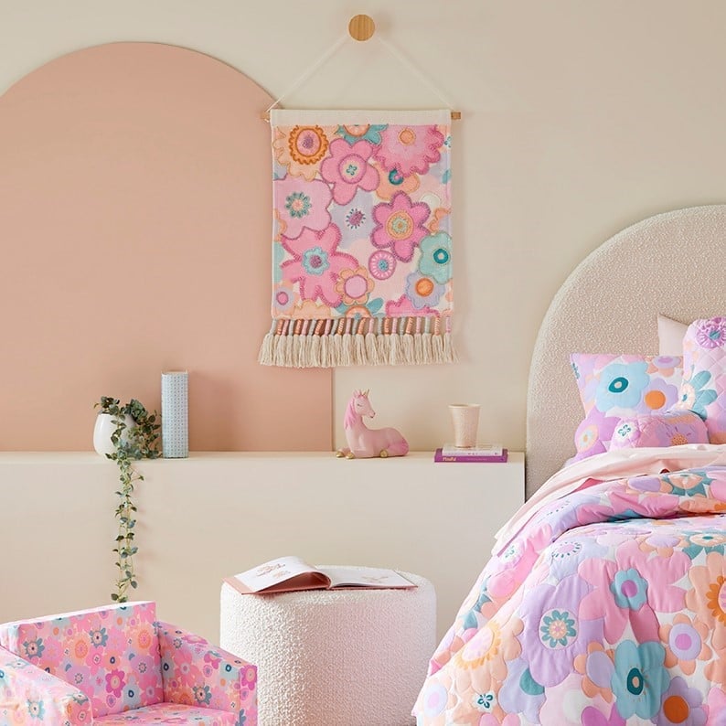 Poppy Floral Multi Designer Wall Décor