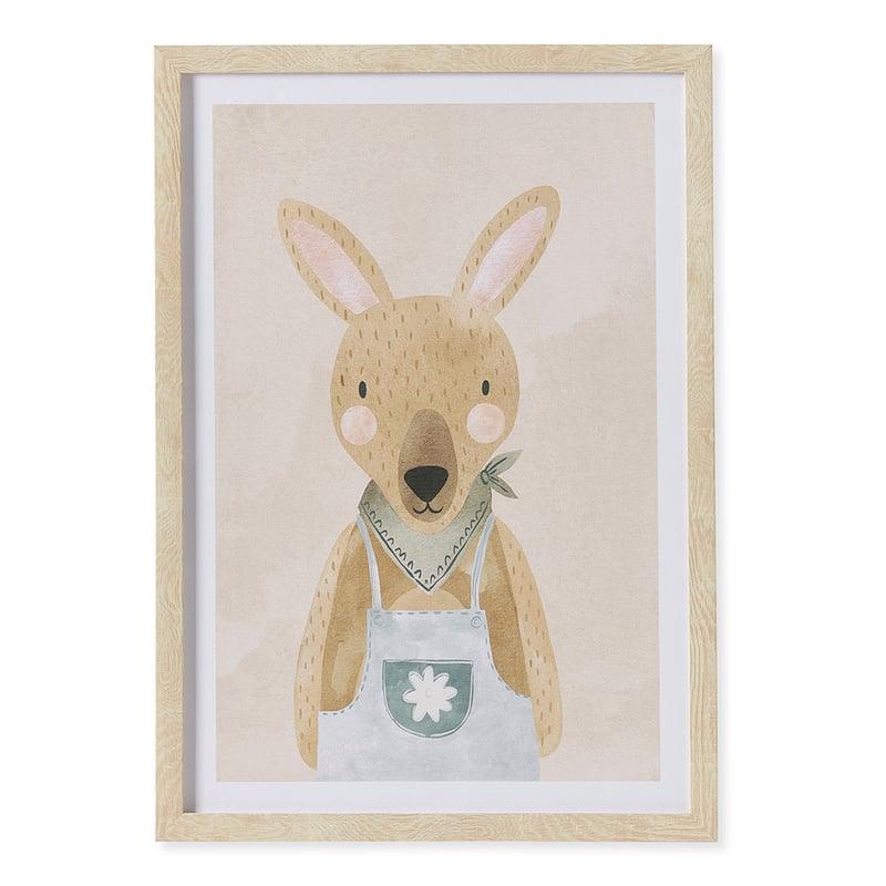 Nursery Kangaroo Buddy Wall Art