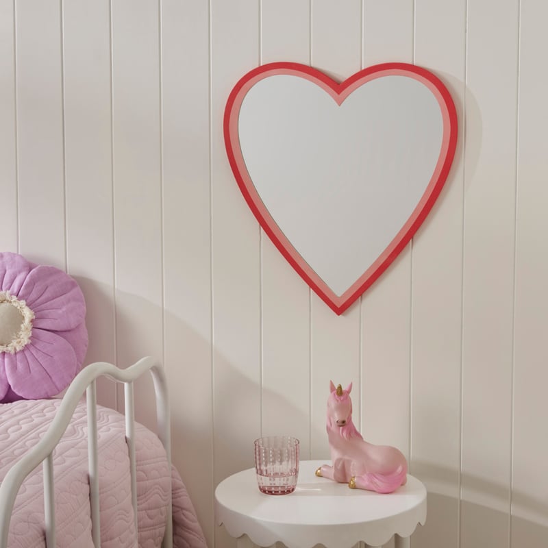 Sweet Heart Pinks Mirror