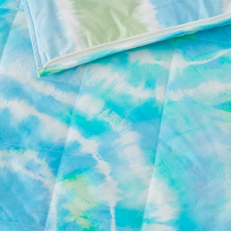 Sleepover Aqua Tie Dye Sleeping Bag
