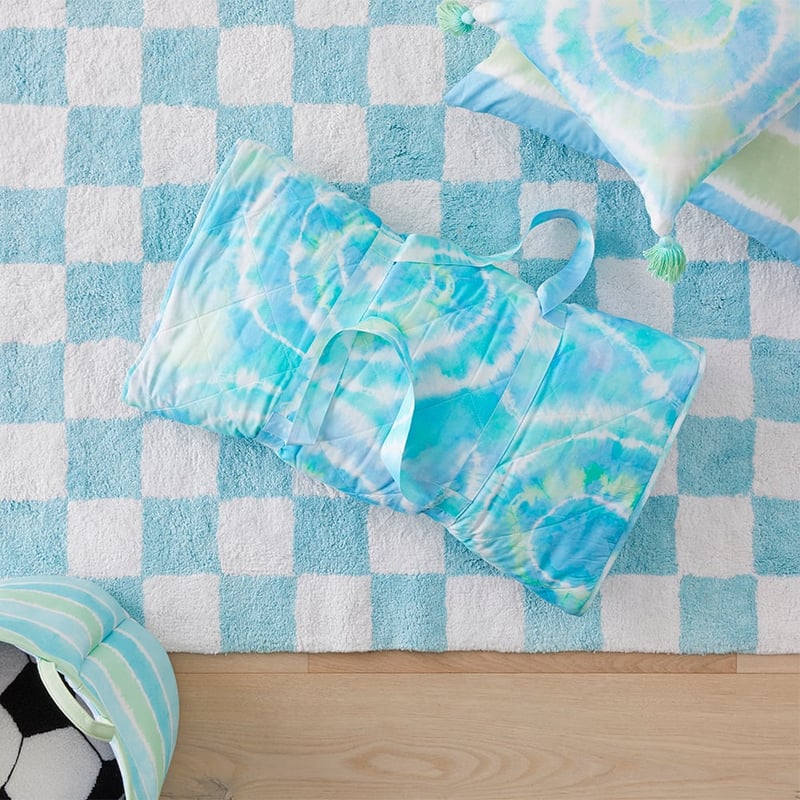 Sleepover Aqua Tie Dye Sleeping Bag
