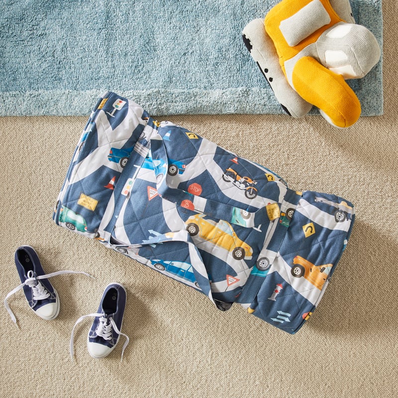 On The Road Sleepover Steel Blue Sleeping Bag 