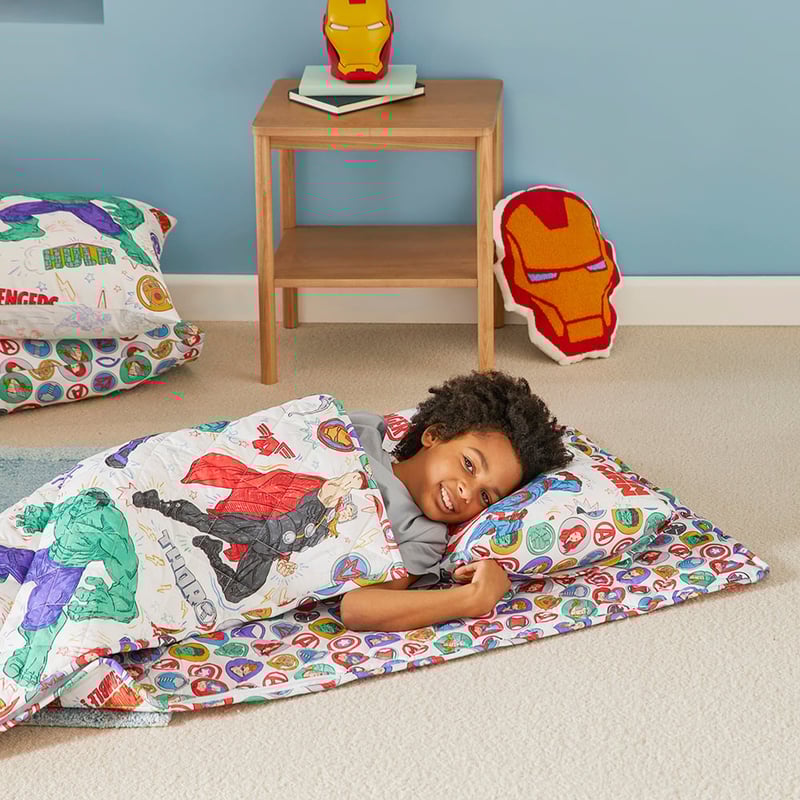 Marvel Avengers Assemble Natural Marle Sleeping Bag