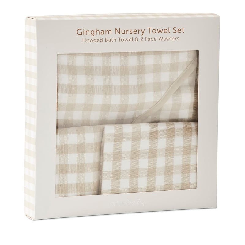 Gingham Nursery Towel Set  