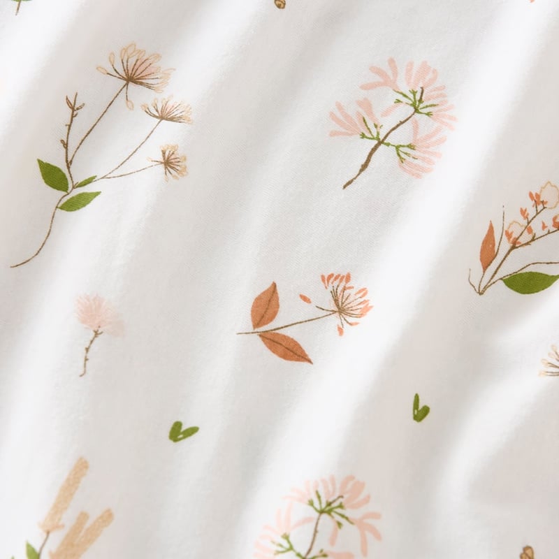 Native Flora White Jersey Swaddle Pack of 2