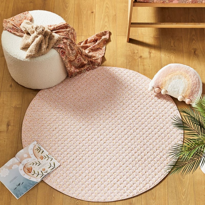 Cungelella Marapurthangkali Coral Sunset Quilted Play Mat