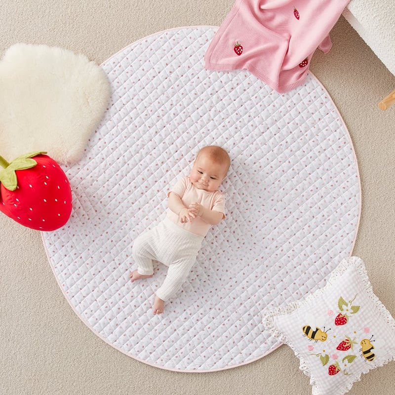 Heirloom Berry Sweet Jersey Play Mat