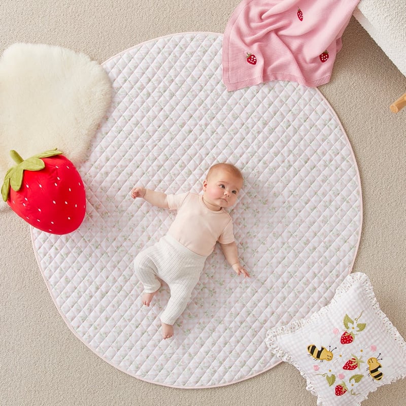 Heirloom Berry Sweet Jersey Play Mat
