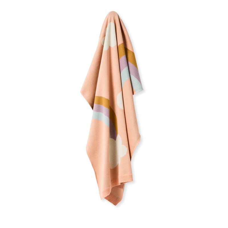 Novelty Cotton Cloudy Rainbow Baby Blanket