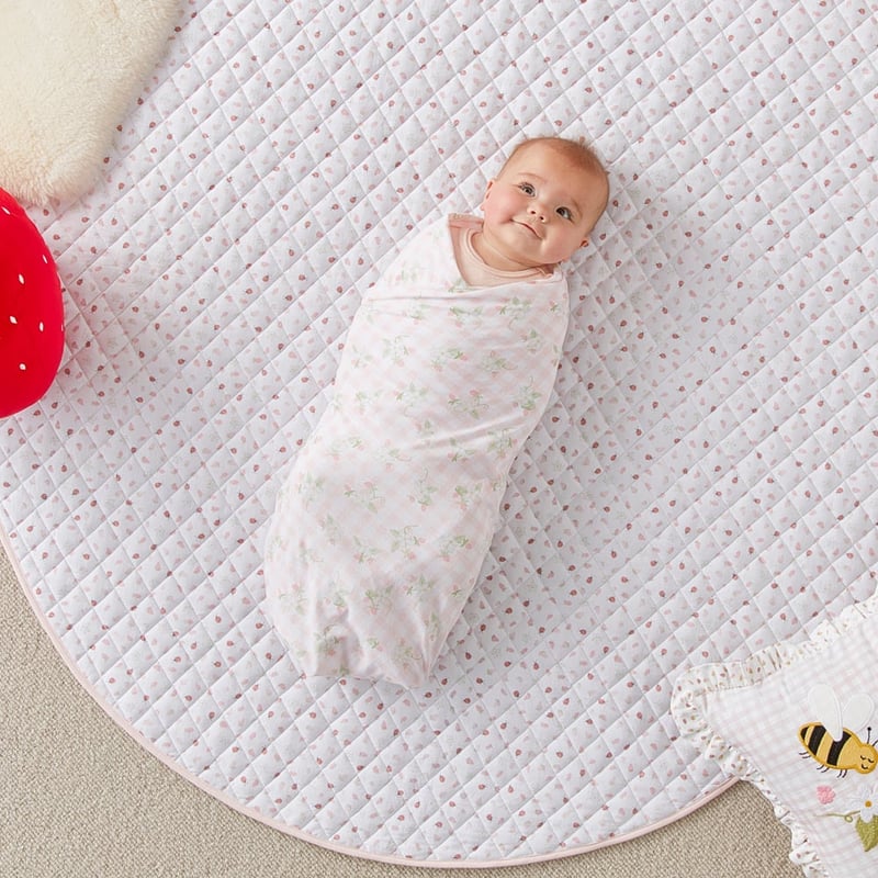 Heirloom Berry Sweet Soft Pink Baby Swaddles 2pk