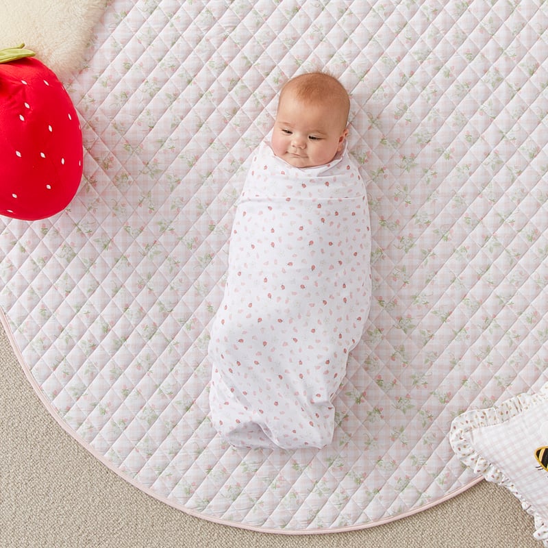 Heirloom Berry Sweet Soft Pink Baby Swaddles 2pk