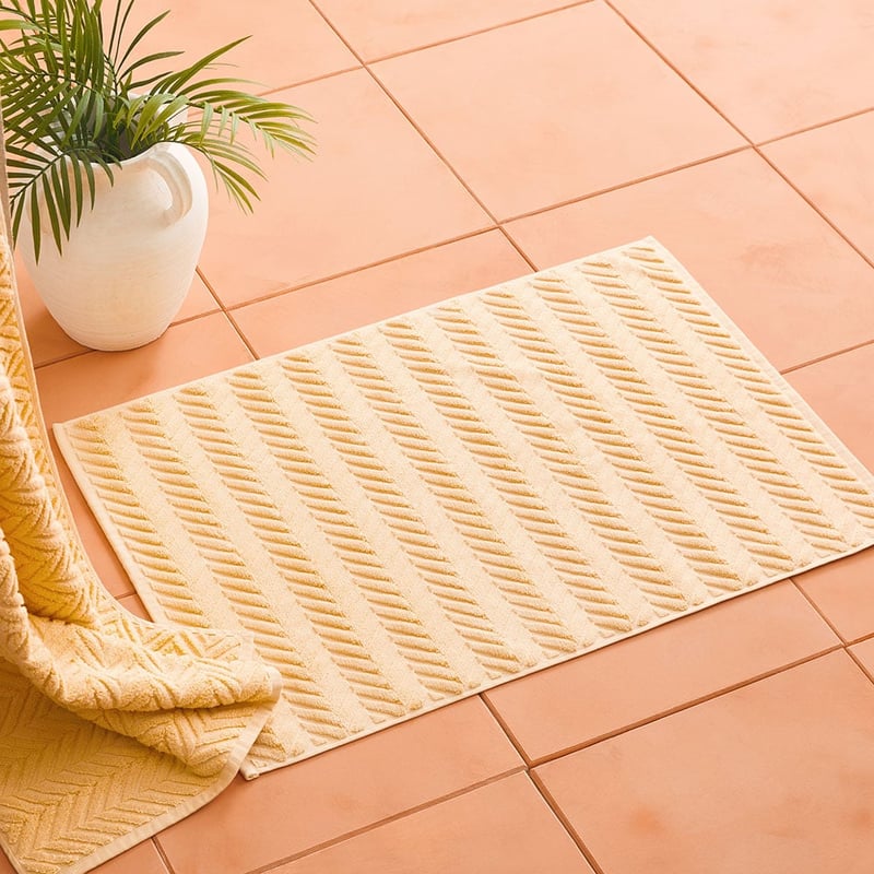 Mimosa Textured Corn Bath Mat