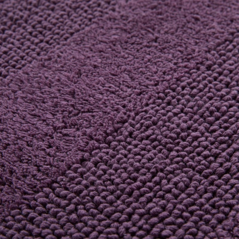 Morgan Black Plum Bath Mat