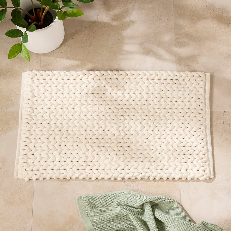 Plait Natural Bath Mat