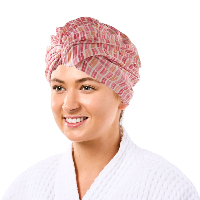 Chevron Geo Printed Shower Cap