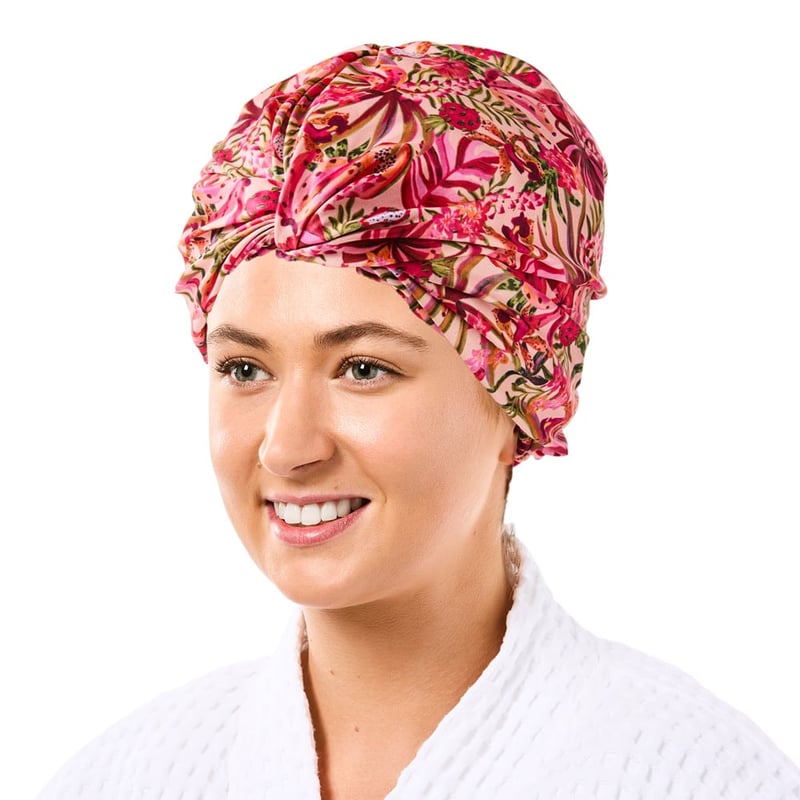 Fiesta Floral Printed Shower Cap