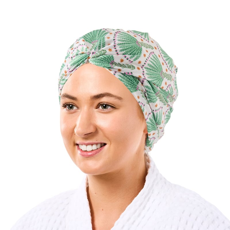 Palm Tree Printed Shower Cap