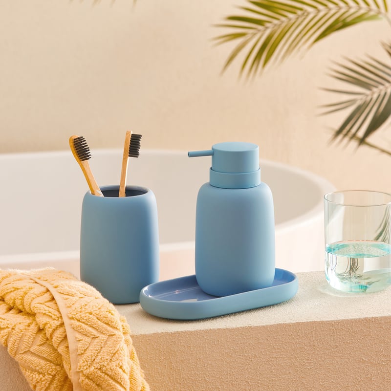 Felix Chambray Blue Bathroom Accessories