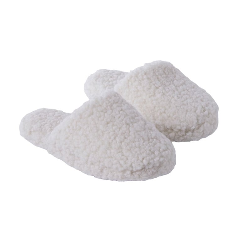 Sherpa Coconut Mule Slippers