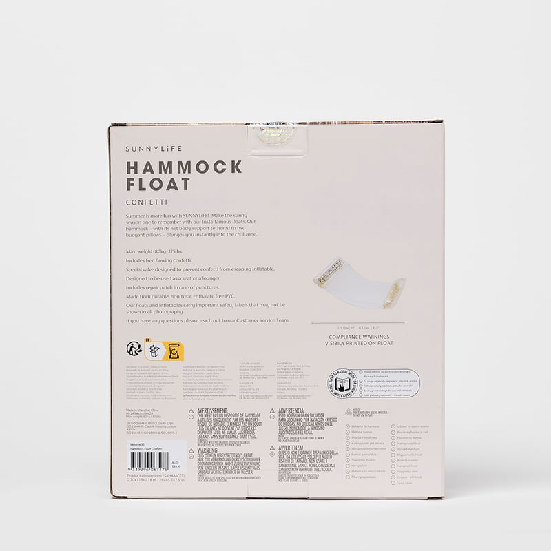 Confetti Multi Hammock Float