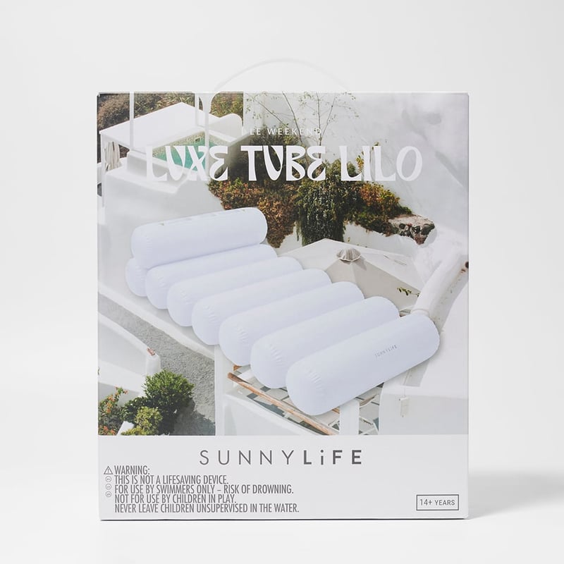 Le Weekend White Luxe Tube Lilo