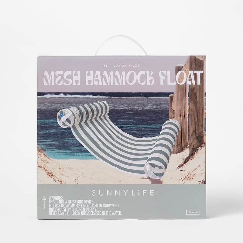 The Vacay Sage Mesh Hammock Float